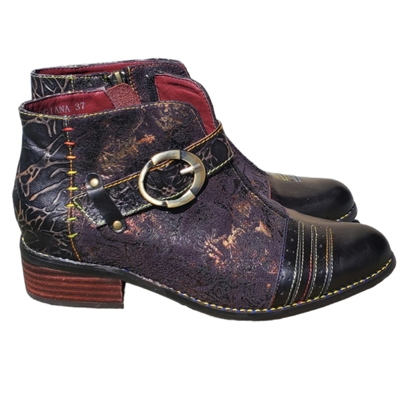 L'artiste Shoes - L'artiste Springs Step Leather Bootie. Sz.7.